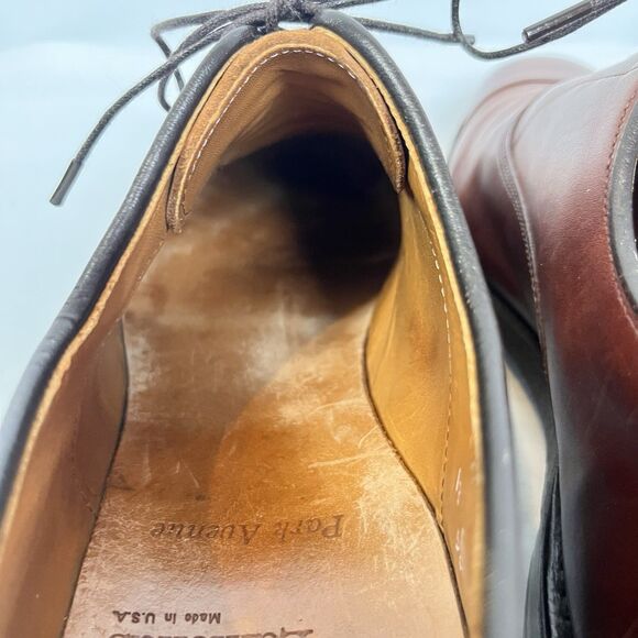 ALLEN EDMONDS Park Avenue Men\'s Brown Leather Cap Toe Oxford US 13AA Made in USA